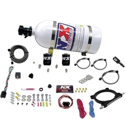 Nitrous Express 11-15 Ford Mustang GT 5.0L High Output Nitrous Plate Kit (50-250HP) w/10lb Bottle 20951-10