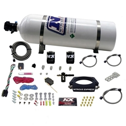 Nitrous Express LT2 C8 Nitrous Plate Kit (50-300HP) w/15lb Bottle 20962-15