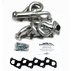 JBA 97-03 Ford F-150 4.6L 2V 1-1/2in Primary Silver Ctd Cat4Ward Header 1677SJS