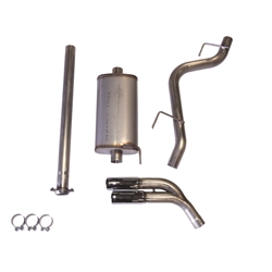 JBA 15-20 Ford F-150 2.7L/3.5L/5.0L 409SS Pass Side Dual Exit Cat-Back Exhaust 40-2544