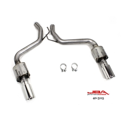 JBA 2015 Chevrolet Camaro 6.2L 409SS Dual Rear Exit Axle Back Exhaust 40-3115