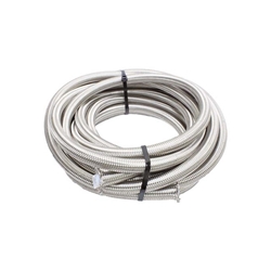 Snow 6AN Braided Stainless PTFE Hose - 15ft SNF-60615