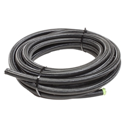 Snow 6AN Braided Stainless PTFE Hose - 30ft (Black) SNF-60630B