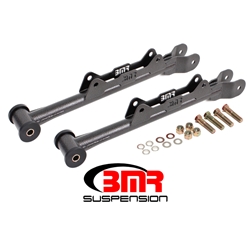 BMR 10-15 5th Gen Camaro Chrome Moly Non-Adj. Rear Lower Control Arms (Delrin) - Black Hammertone MTCA030H