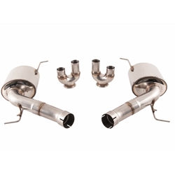 AWE Tuning BMW F10 M5 Touring Edition Axle-Back Exhaust Chrome Silver Tips 3015-42062