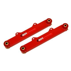 BMR 10-15 5th Gen Camaro Rear Non-Adj. Toe Rods  Rear (Polyurethane) Bushings- Red TR002 Chevy Camero