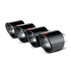 Akrapovic 06-13 Chevrolet Corvette ZO6/ZR1 (C6) Tail Pipe Set (Carbon 115 mm) TP-CT/1