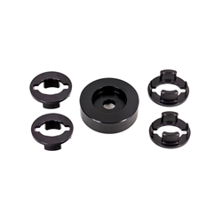 BMR 16-17 6th Gen Camaro Differential Lockout Bushing Kit (Aluminum) - Black BK060