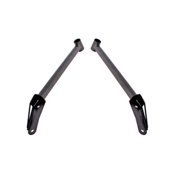 BMR 16-17 6th Gen Camaro Front Of Rear Cradle Brace - Black Hammertone CB008H