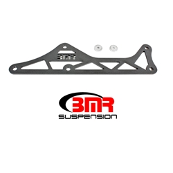 BMR 16-17 6th Gen Camaro Steel Driveshaft Tunnel Brace - Black Hammertone DTB005H