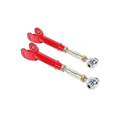 BMR 16-17 6th Gen Camaro Upper Control Arms On-Car Adj. Rod Ends (Polyurethane) - Red UTCA063R