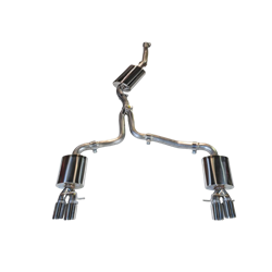 AWE Tuning Audi B8.5 S4 3.0T Touring Edition Exhaust System - Chrome Silver Tips (102mm) 3010-42016