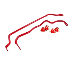 BMR 16-17 6th Gen Camaro Front & Rear Sway Bar Kit w/ Bushings - Red SB052R