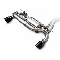 AWE Tuning BMW F22 M235i / M240i Touring Edition Axle-Back Exhaust - Diamond Black Tips (90mm) 3010-33038