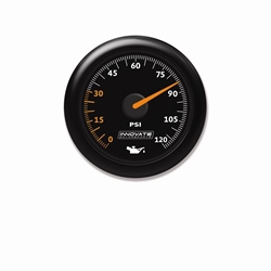 Innovate MTX Analog Oil Pressure Gauge 0-120psi - Black Dial 3859