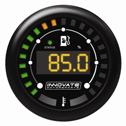 Innovate MTX-D Ethanol Content & Fuel Temp Complete Gauge Kit - Black Dial 3904