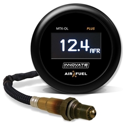 Innovate MTX-OL PLUS Wideband Digital Air/Fuel Ratio OLED Gauge Kit 8ft w/O2 Sensor 39350