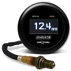 Innovate MTX-OL PLUS Wideband Digital Air/Fuel Ratio OLED Gauge Kit 3ft w/O2 Sensor 39360