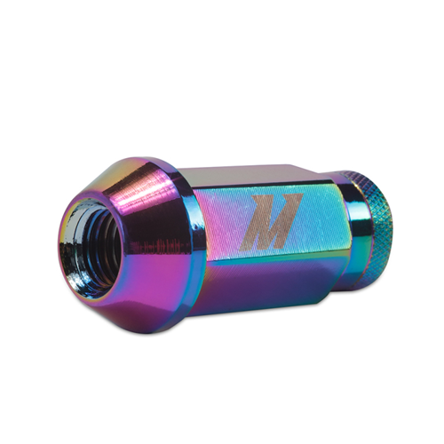 Mishimoto Aluminum Locking Lug Nuts M12x1.25 20pc Set Neo Chrome MMLG-125-20LNC