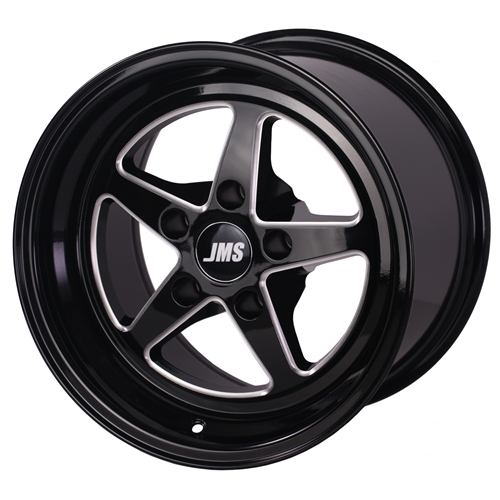 JMS Avenger Series Race Wheels - Black Clear with Diamond Cut