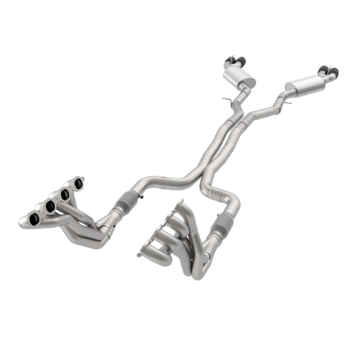 Kooks 16-22 Chevrolet Camaro SS/ZL1 2in Headers w/ GREEN Exhaust Kit Black Quad Tips