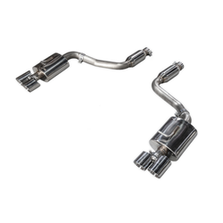 AWE Tuning Panamera Turbo Performance Exhaust System Touring Edition Polished Silver Tips 3010-42022