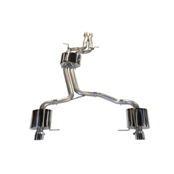 AWE Tuning Audi 8R Q5 3.0T Touring Edition Exhaust Dual Outlet Chrome Silver Tips 3015-32050