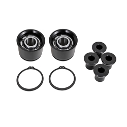 BMR 15-17 S550 Mustang Premium Rear Lower Control Arm Bearing Kit - Black BK055