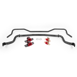 BMR 15-17 S550 Mustang Front & Rear Sway Bar Kit w/ Bushings - Black Hammertone SB043H