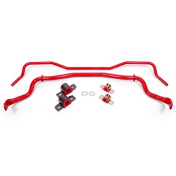 BMR 15-17 S550 Mustang Front & Rear Sway Bar Kit w/ Bushings - Red SB043R