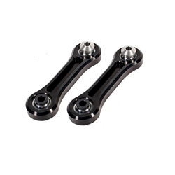 BMR 15-17 S550 Mustang Rear Lower Control Arms Vertical Link w/ Spherical Bearings - Black TCA045