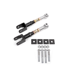 BMR 15-17 S550 Mustang Rear On-Car Adj. Rod Ends Toe Rods - Black Hammertone TR005H