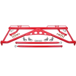 BMR 15-20 Ford Mustang Harness Bar - Red HB760R