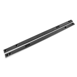 BMR 15-20 S550 Mustang Chassis Jacking Rails (Shorter Tube) - Black Hammertone CJR760H