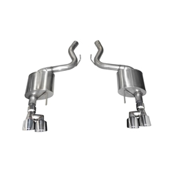 Corsa 18-19 Ford Mustang V8 5.0L 3in Axle-Back Dual Rear Exit w/ 4in Polished Pro-Series Tips 21039