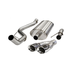 Corsa 11-13 Ford F-150 Raptor 6.2L V8 Polished Sport Cat-Back Exhaust 14387