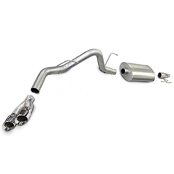 Corsa 11-13 Ford F-150 EcoBoost 3.5L V6 Polished Sport Cat-Back Exhaust 14392