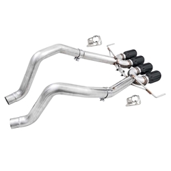 AWE Tuning Audi B7 RS4 Track Edition Exhaust - Diamond Black Tips 3020-43018