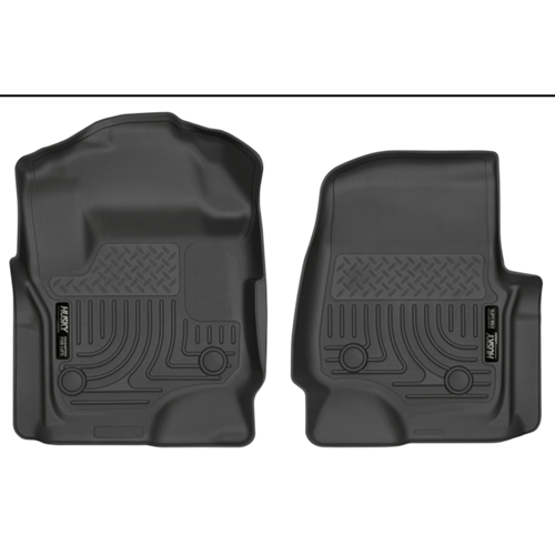 Husky Liners 17 Ford F-250 Super Duty SuperCab WeatherBeater Black Floor Liners 13321