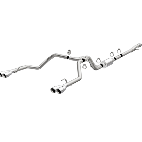 MagnaFlow 2019 Chevy Silverado 1500 V8 5.3L Street Series Quad Split Rear Exhaust w/ Polished Tips 19477