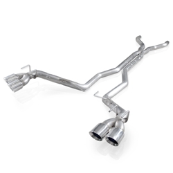 Stainless Works 2012-15 Camaro ZL1 6.2L 3in Catback Dual Chambered Exhaust X-Pipe Quad Tips CA12CB