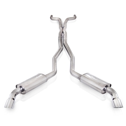 Stainless Works 2010-15 Camaro 6.2L 3in Exhaust X-Pipe Chambered Turbo Mufflers Polished Tips CA10CBC