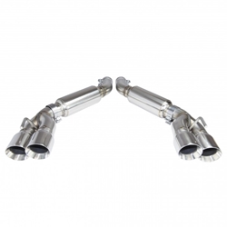 Kooks 2016 + Chevrolet Camaro SS 3in Axle Back Exhaust System w/ Mufflers and Polished Quad Tips 22606250