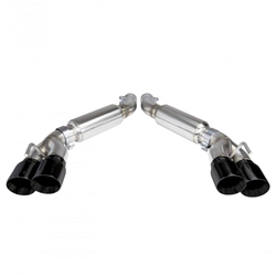 Kooks 2016 + Chevrolet Camaro SS LT1 3in Axle Back Exhaust System w/ Mufflers and Black Quad Tips 22606260