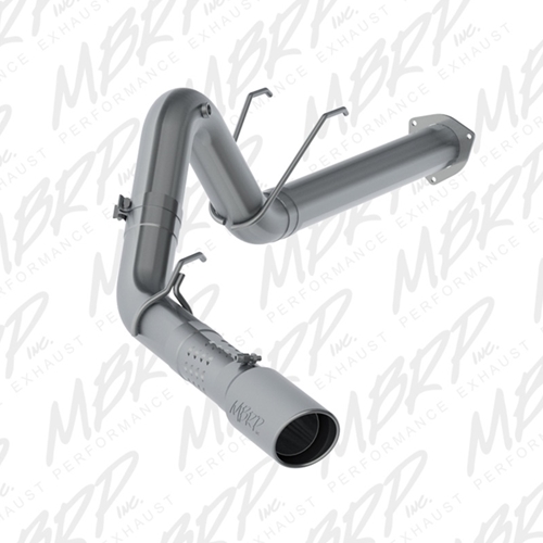 MBRP 17-19 Ford F-250/350/450 6.7L 4in Filter Back Single Tip Side Exit T409 Exhaust System S6289409