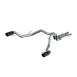 MBRP 17-20 Ford F-150 Raptor 3.5L Ecoboost Dual Rear Exit T409 3in Resonater Back Exhaust System S5264409