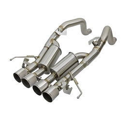 aFe MACHForce XP 3in-2 1/2in Axle Back 304SS Exhaust w/ Polished Tips 14-17 Chevy Corvette V8-6.2L 49-34056-P