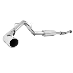 MBRP 11-12 Ford F-150 SVT Raptor 6.2L EC-SB/CC-SB 3.5in Cat Back Single Turn Down Alum Exhaust S5242AL