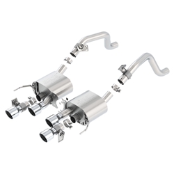 Borla 14-15 Chevy Corvette C7 6.2L RWD w/AFM &NPP ATAK-Type Dual Rd Rolled Center Rear Exit Exhaust 11856