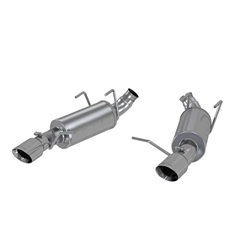 MBRP 11-14 Ford Mustang V6 3in. Dual Muffler Axle Back Split Rear Exhaust System AL S7227AL